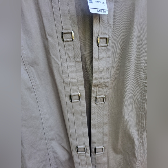 CJ Banks 20/22 Open Front Buckle Blazer NEW - Picture 3 of 6